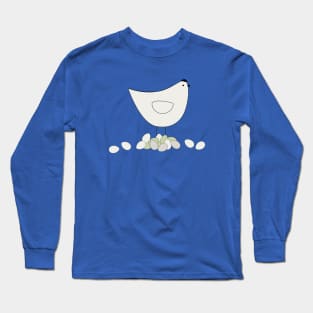 Productive Hen and Eggs Long Sleeve T-Shirt